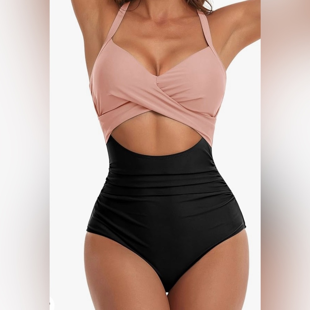 Women's Bathing Suit Wrap Tie Back XL